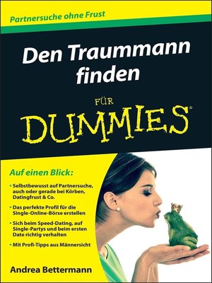cover image of Den Traummann finden f&uuml;r Dummies